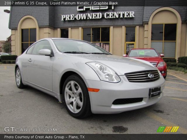 2007 Infiniti G 35 Coupe in Liquid Platinum Metallic
