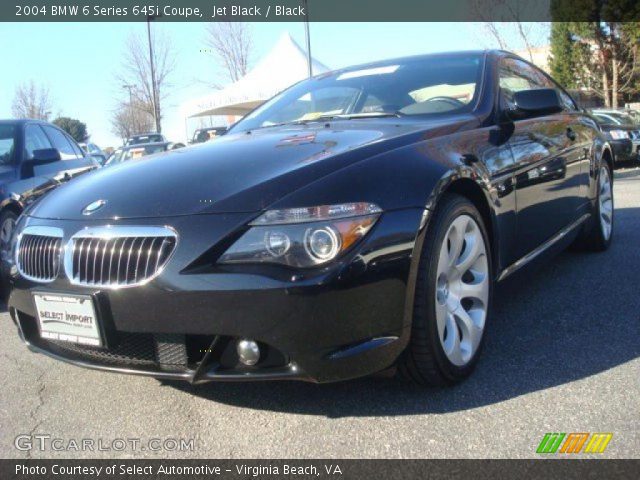 2004 BMW 6 Series 645i Coupe in Jet Black