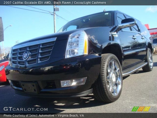 2007 Cadillac Escalade ESV AWD in Black Raven