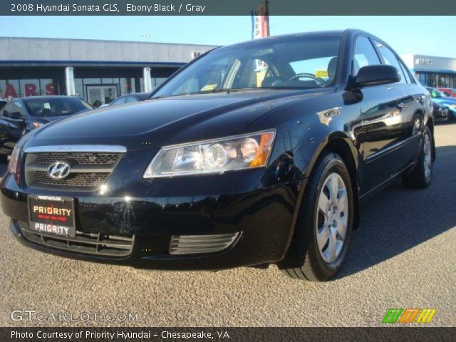 2008 Hyundai Sonata GLS in Ebony Black