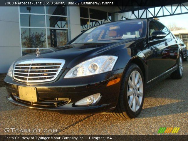 2008 Mercedes-Benz S 550 Sedan in Black