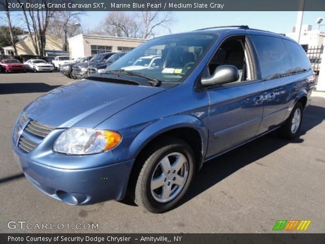 2007 Dodge Grand Caravan SXT in Marine Blue Pearl