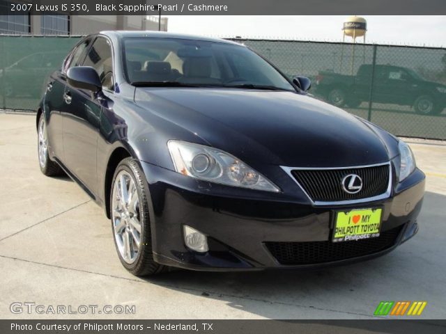 2007 Lexus IS 350 in Black Sapphire Pearl