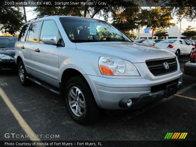 2003 Honda Pilot EX 4WD in Starlight Silver Metallic
