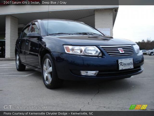 2007 Saturn ION 3 Sedan in Deep Blue