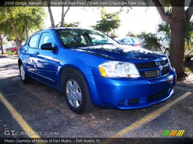 2008 Dodge Avenger SE in Marathon Blue Pearl