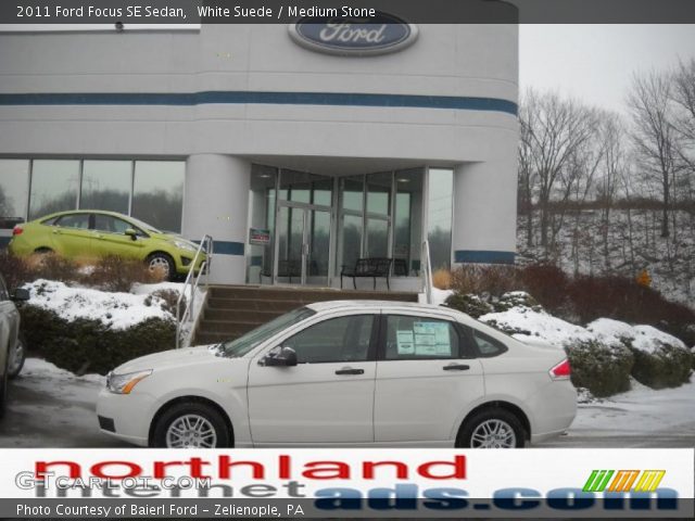 2011 Ford Focus SE Sedan in White Suede