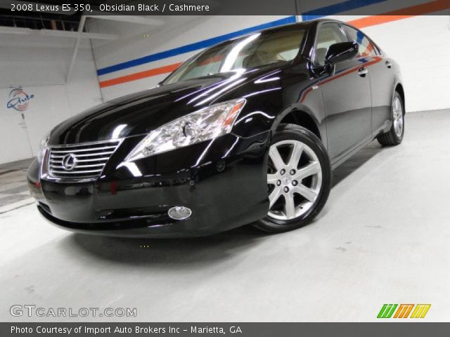 2008 Lexus ES 350 in Obsidian Black
