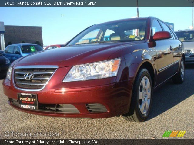 2010 Hyundai Sonata GLS in Dark Cherry Red