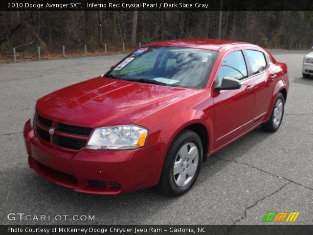 2010 Dodge Avenger SXT in Inferno Red Crystal Pearl