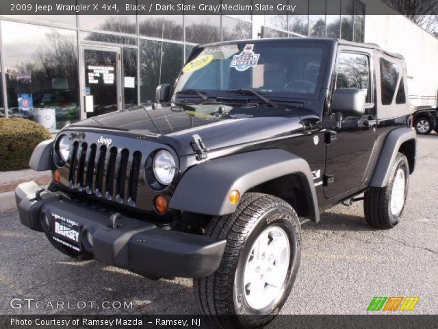 2009 Jeep Wrangler X 4x4 in Black