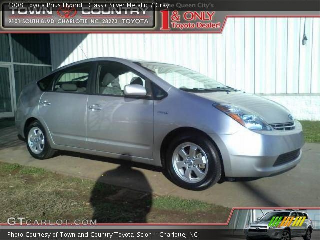 2008 Toyota Prius Hybrid in Classic Silver Metallic
