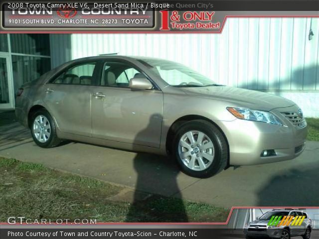 2008 Toyota Camry XLE V6 in Desert Sand Mica