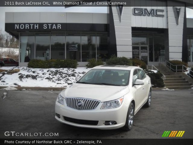 2011 Buick LaCrosse CXL in White Diamond Tricoat