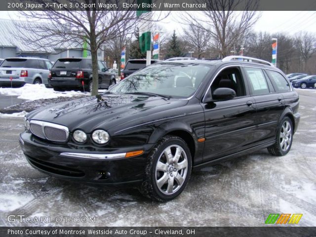 2006 Jaguar X-Type 3.0 Sport Wagon in Ebony Black