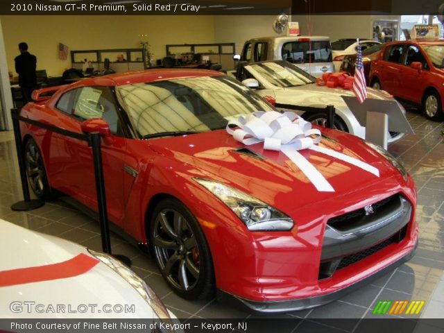 2010 Nissan GT-R Premium in Solid Red