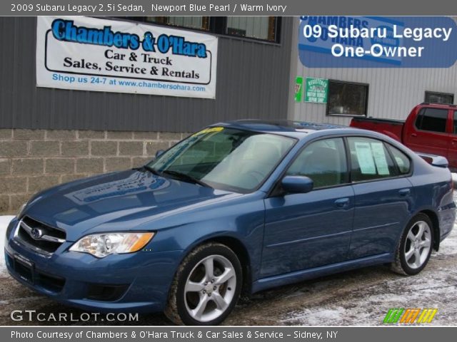 2009 Subaru Legacy 2.5i Sedan in Newport Blue Pearl