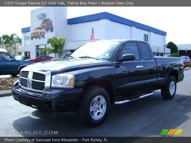 2007 Dodge Dakota SLT Club Cab in Patriot Blue Pearl