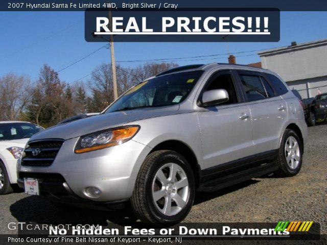 2007 Hyundai Santa Fe Limited 4WD in Bright Silver