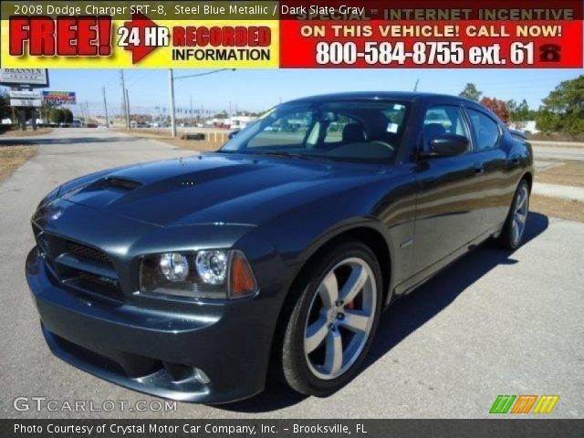 2008 Dodge Charger SRT-8 in Steel Blue Metallic