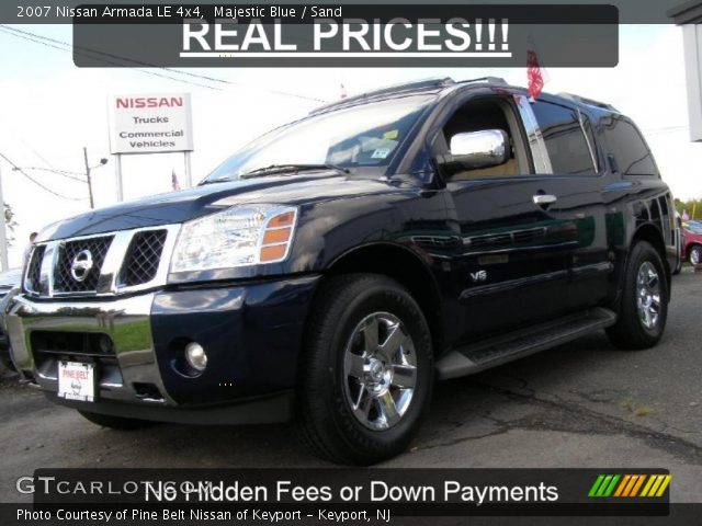 2007 Nissan Armada LE 4x4 in Majestic Blue