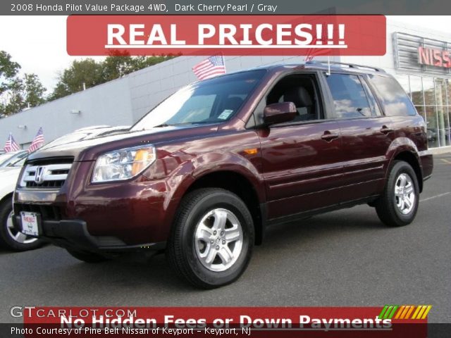 2008 Honda Pilot Value Package 4WD in Dark Cherry Pearl