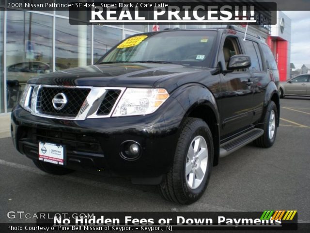 2008 Nissan Pathfinder SE 4x4 in Super Black