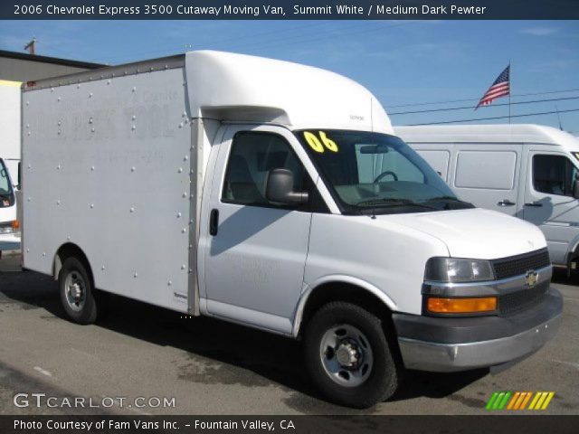 2006 Chevrolet Express 3500 Cutaway Moving Van in Summit White