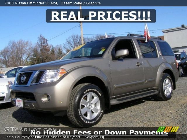 2008 Nissan Pathfinder SE 4x4 in Desert Stone