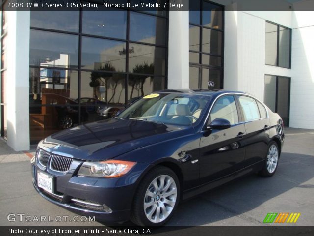 2008 BMW 3 Series 335i Sedan in Monaco Blue Metallic