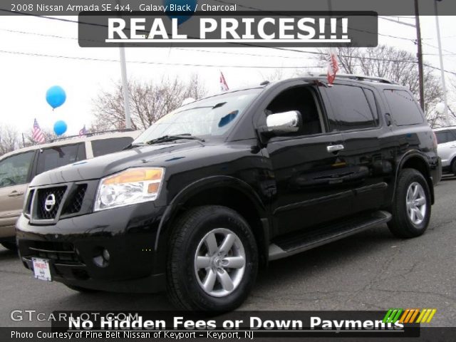 2008 Nissan Armada SE 4x4 in Galaxy Black
