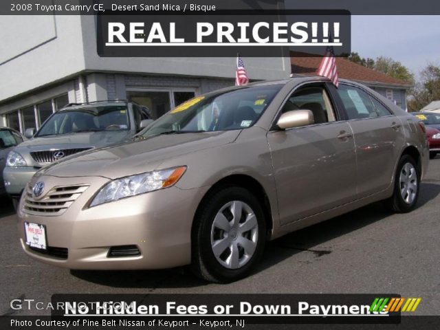 2008 Toyota Camry CE in Desert Sand Mica