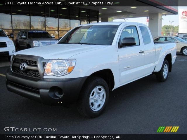 2011 Toyota Tacoma Access Cab in Super White