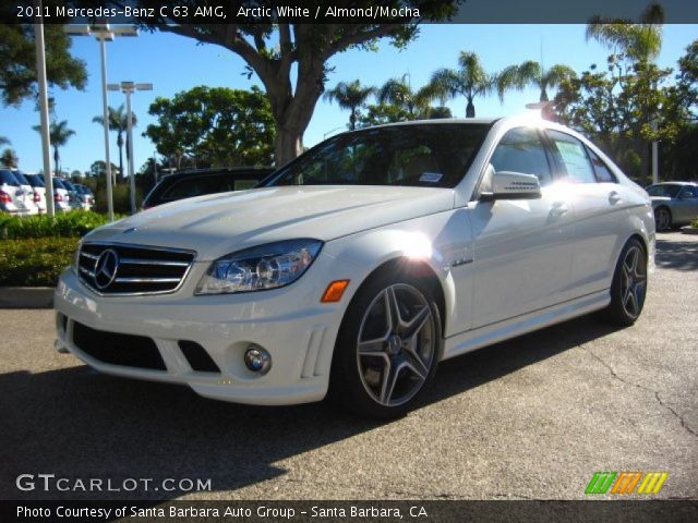 2011 Mercedes-Benz C 63 AMG in Arctic White