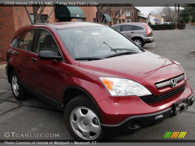 2008 Honda CR-V LX 4WD in Tango Red Pearl