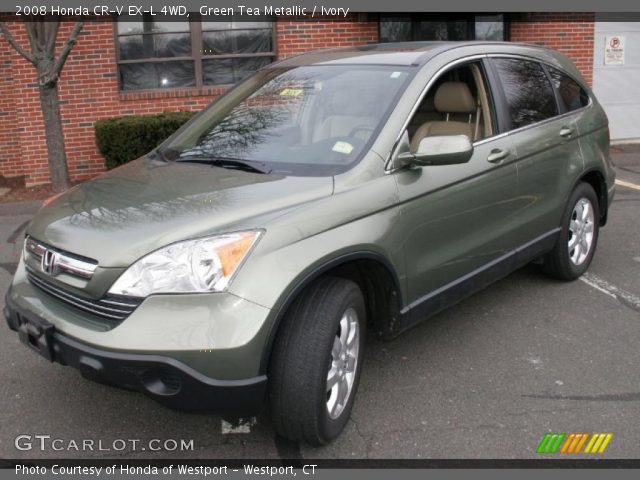 2008 Honda CR-V EX-L 4WD in Green Tea Metallic