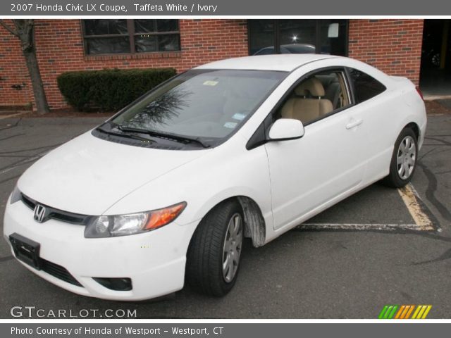2007 Honda Civic LX Coupe in Taffeta White