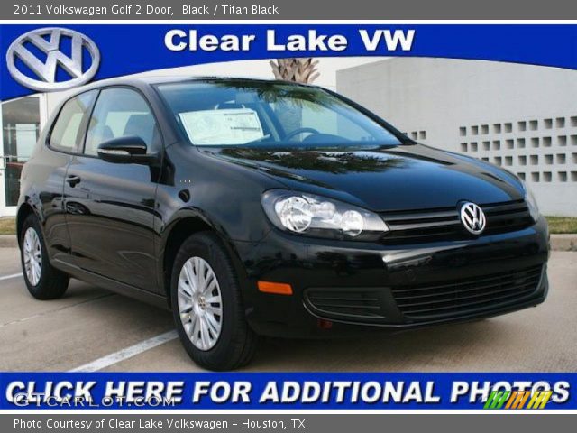 2011 Volkswagen Golf 2 Door in Black