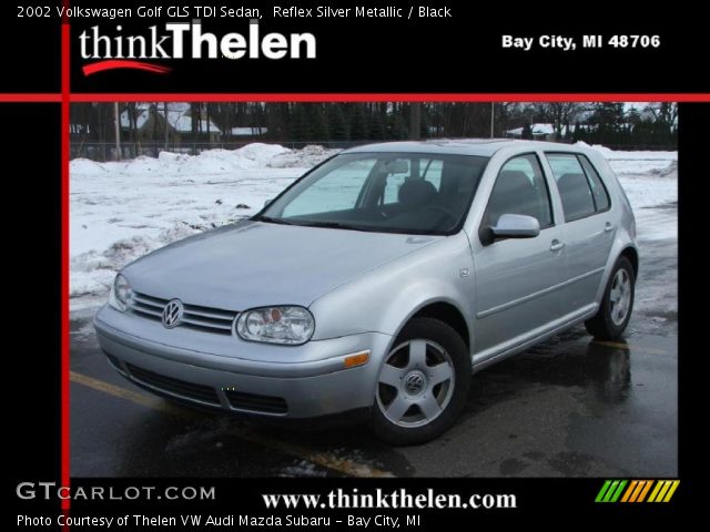 2002 Volkswagen Golf GLS TDI Sedan in Reflex Silver Metallic