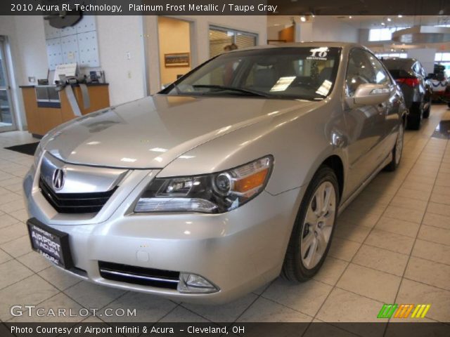 2010 Acura RL Technology in Platinum Frost Metallic