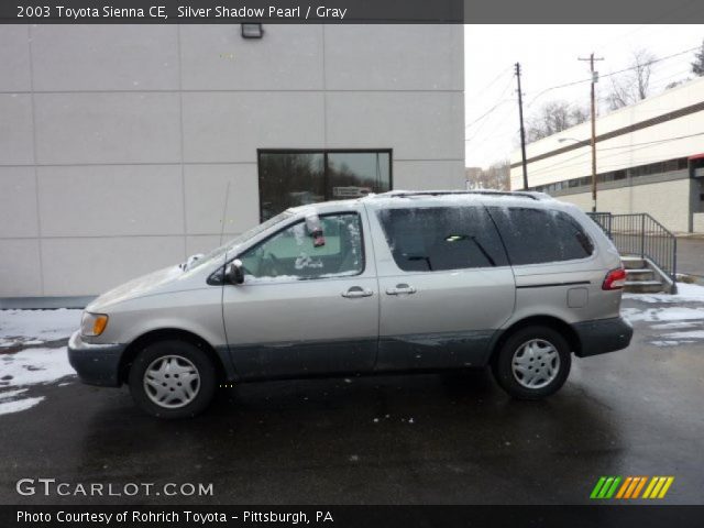 2003 Toyota Sienna CE in Silver Shadow Pearl