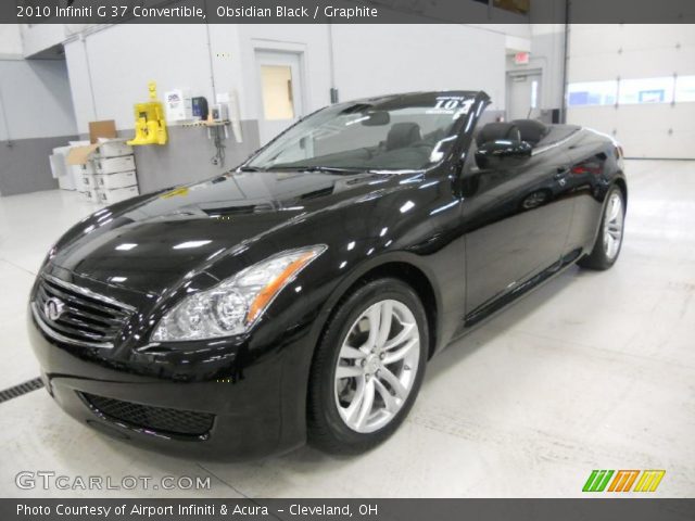 2010 Infiniti G 37 Convertible in Obsidian Black