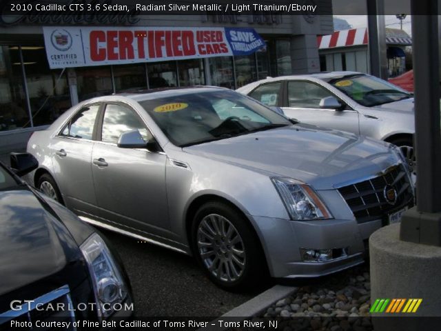 2010 Cadillac CTS 3.6 Sedan in Radiant Silver Metallic