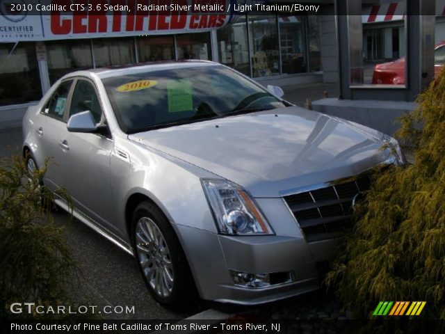 2010 Cadillac CTS 3.6 Sedan in Radiant Silver Metallic