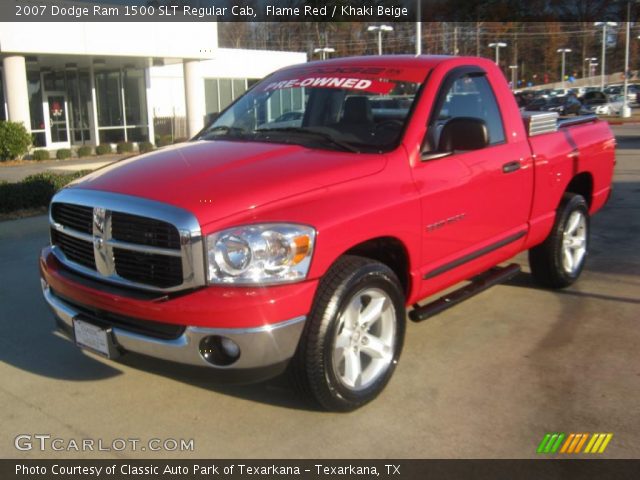 2007 Dodge Ram 1500 SLT Regular Cab in Flame Red