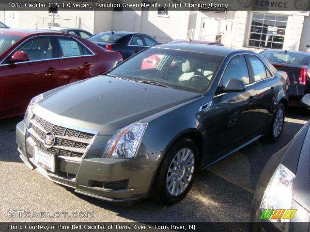 2011 Cadillac CTS 3.0 Sedan in Evolution Green Metallic