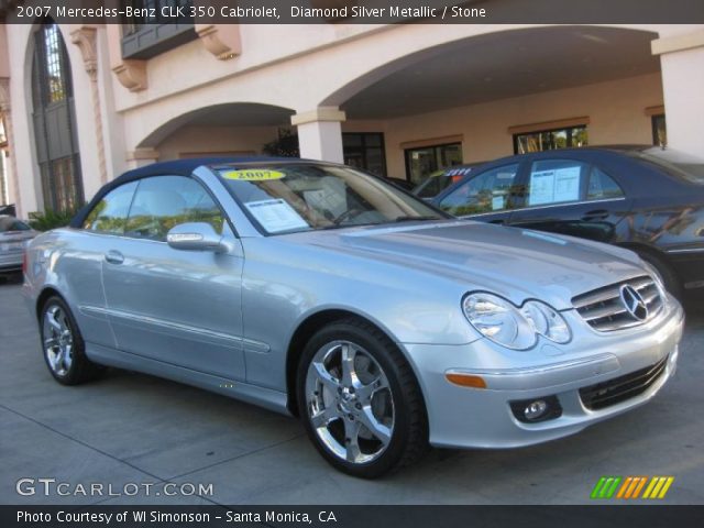 2007 Mercedes-Benz CLK 350 Cabriolet in Diamond Silver Metallic