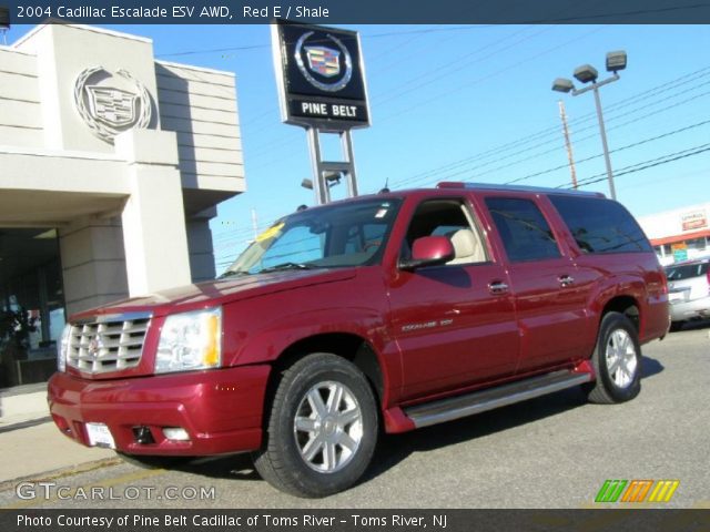 2004 Cadillac Escalade ESV AWD in Red E