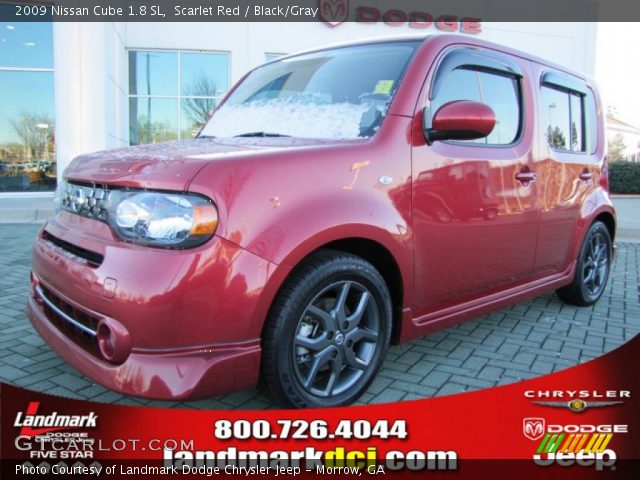 2009 Nissan Cube 1.8 SL in Scarlet Red