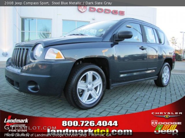 2008 Jeep Compass Sport in Steel Blue Metallic